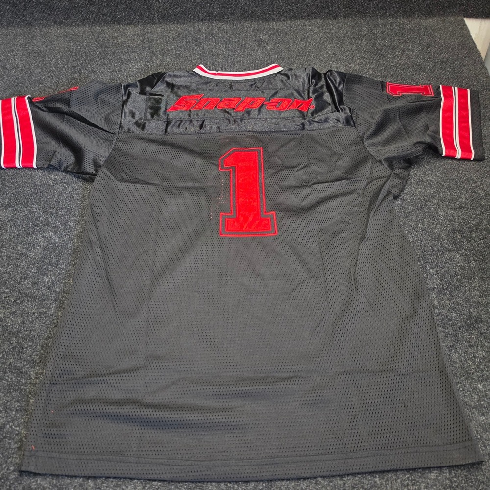 Snap-on Tools Special Edition 2009 Football Jersey Mens Medium Black Red Mesh